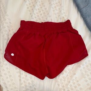 lululemon athletica Women's Bold Red Athletic Shorts